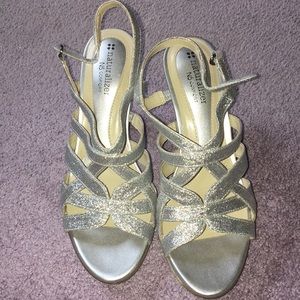 Sparkly strappy heels